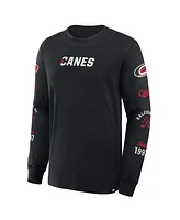 Fanatics Men's Black Carolina Hurricanes Boxed Legacy Long Sleeve T-Shirt