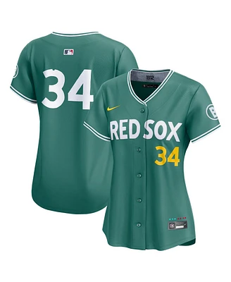 Nike Women's David Ortiz Green Boston Red Sox 2025 City Connect Limited Retired Player Jersey