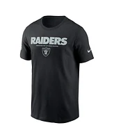 Nike Men's Black Las Vegas Raiders Sideline Performance T-Shirt