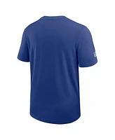 Nike Men's Royal New York Giants Sideline Uv Performance Coach Shirt