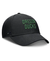 Nike Men's Black Oregon Ducks Rise Practice Adjustable Hat