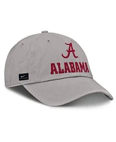 Nike Men's Gray Alabama Crimson Tide 2025 Sideline Club Adjustable Hat