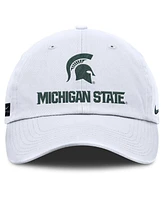 Nike Men's White Michigan State Spartans 2025 Sideline Club Adjustable Hat