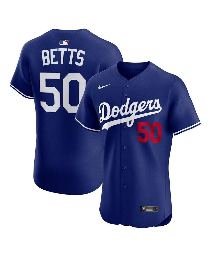 Nike Men's Mookie Betts Royal Los Angeles Dodgers Alternate 2 Elite Player Jersey