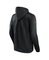 Fanatics Men's Black Utah Mammoth Authentic Pro Rink Fleece Pullover Hoodie