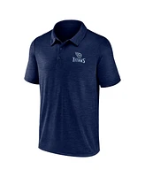 Fanatics Men's Navy Tennessee Titans Making Waves Polo Shirt