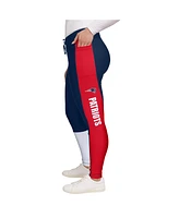 Wear by Erin Andrews Women's Navy/Red New England Patriots Color Block Leggings