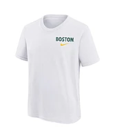 Nike Big Boys and Girls White Boston Red Sox 2025 City Connect T-Shirt