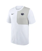 Nike Men's White Penn State Nittany Lions 2025 Sideline Uv Performance Coach T-Shirt