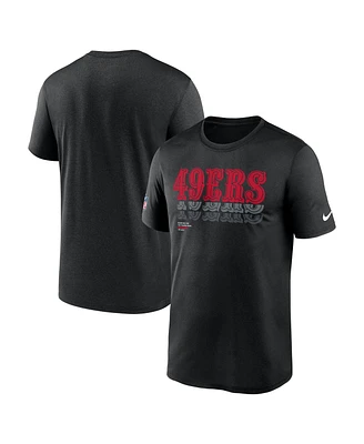 Nike Men's Black San Francisco 49ers Sideline Legend Performance T-Shirt