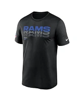 Nike Men's Black Los Angeles Rams Sideline Legend Performance T-Shirt