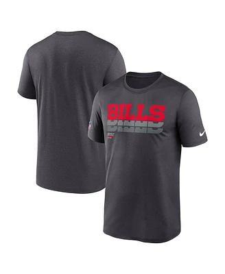 Nike Men's Charcoal Buffalo Bills Sideline Legend Performance T-Shirt