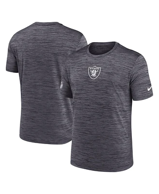 Nike Men's Black Las Vegas Raiders Big Tall Sideline Velocity Performance T-Shirt