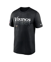 Nike Men's Black Minnesota Vikings Sideline Legend Performance T-Shirt