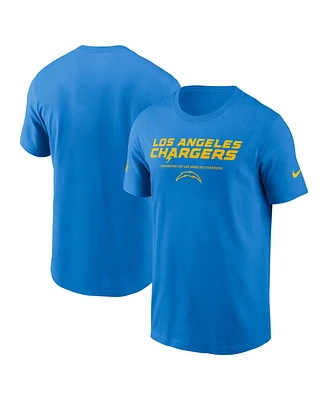 Nike Men's Powder Blue Los Angeles Chargers Sideline Performance T-Shirt