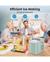 Casainc Compact Ice Maker, Portable Home Use Maker, 26 lbs Daily Output, Smart Features
