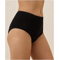 Pact Women's Organic Cotton Everyday High Rise Brief 6-Pack