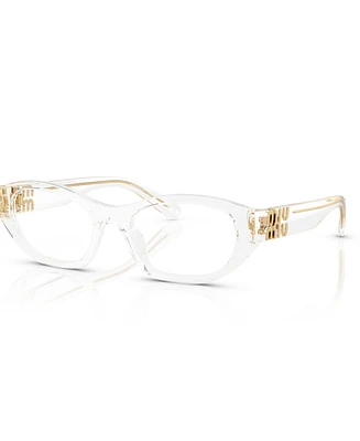 Miu Women's Irregular Eyeglasses