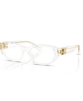 Miu Women's Irregular Eyeglasses