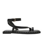 Wild Pair Women's Genessis Buckle Flat Sandals, Exclusively at Macy's