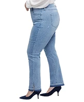 Nydj Plus Marilyn Straight Pull On Jeans