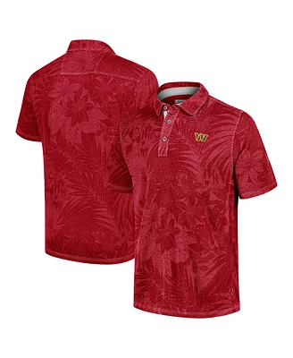 Tommy Bahama Men's Burgundy Washington Commanders Sport Santiago Paradise Polo Shirt