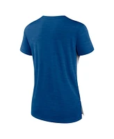 Nike Women's White/Royal Indianapolis Colts Impact Exceed Performance Notch Neck T-Shirt