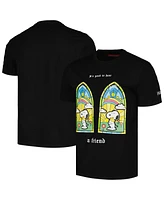 Freeze Max Men's and Women's Black Peanuts Snoopy a Friend T-Shirt