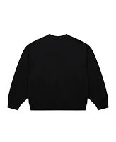 Mitchell & Ness Women's Black New York Knicks Hardwood Classics Home Team Pullover Sweatshirt