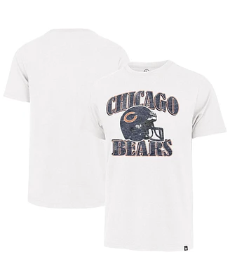 '47 Brand Men's Cream Chicago Bears Overrun Franklin Throwback T-Shirt