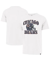 '47 Brand Men's Cream Chicago Bears Overrun Franklin Throwback T-Shirt