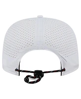 New Era Men's White Texas Rangers Perforated Golfer Snapback Hat