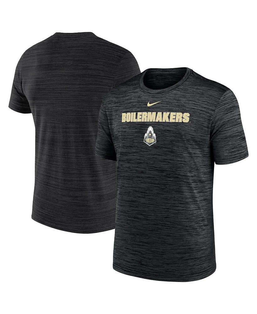 Nike Men's Black Purdue Boilermakers Velocity Performance T-Shirt