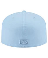 New Era Men's Light Blue San Diego Padres Color Pack A-Frame 59FIFTY Fitted Hat