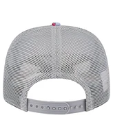 New Era Men's Light Blue/Gray Chicago Bulls Adventure Aloha Pattern 9SEVENTY Stretch-Snap Hat