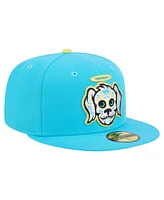 New Era Men's Light Blue Charleston RiverDogs Copa de la Diversion 59FIFTY Fitted Hat
