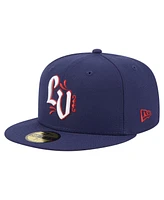 New Era Men's Blue Lehigh Valley IronPigs Authentic Collection 59FIFTY Fitted Hat