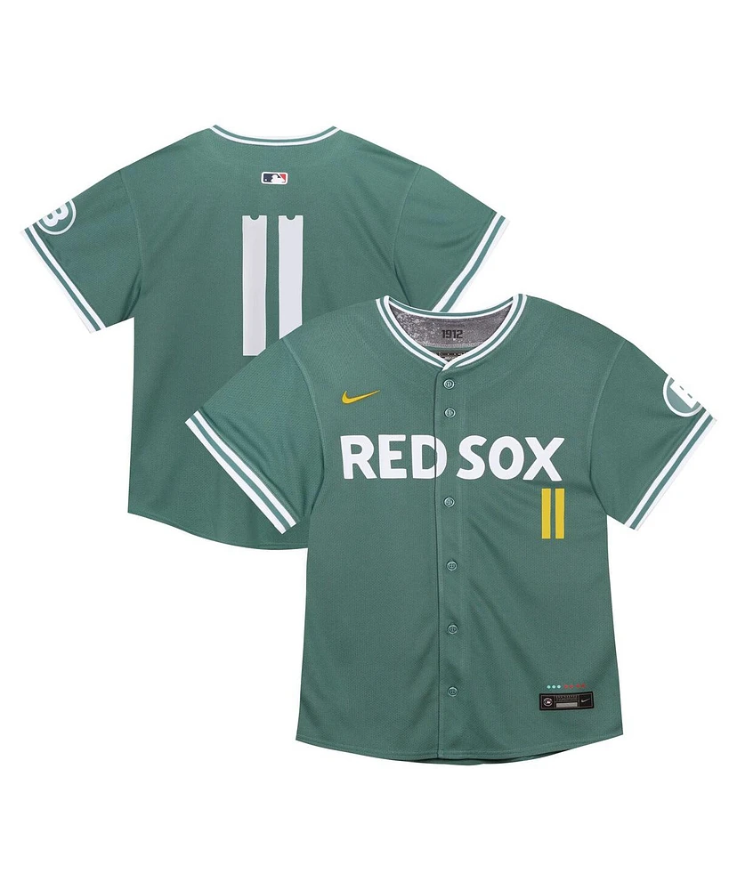 Nike Baby Boys and Girls Rafael Devers Green Boston Red Sox 2025 City Connect Limited Player Jersey