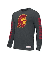 Mitchell & Ness Men's Charcoal Usc Trojans Team Pride Long Sleeve T-Shirt
