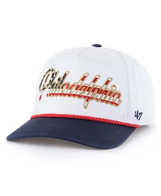 '47 Brand Men's White Philadelphia Phillies Patriotic Overhand Hitch Adjustable Hat