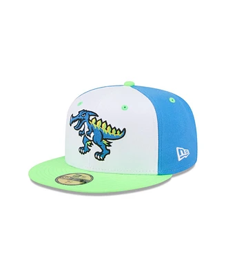 New Era Men's White Myrtle Beach Pelicans Theme Nights 59FIFTY Fitted Hat