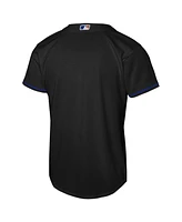 Nike Big Boys and Girls Black New York Mets Alternate Replica 2.0 Jersey