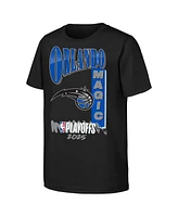 Outerstuff Big Boys and Girls Black Orlando Magic 2025 Nba Playoffs Hype T-Shirt