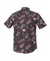 Reyn Spooner Men's Black Cincinnati Reds Kekai Performance Button-Up Shirt