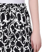 Ny Collection Petite Ring Midi-Length Skirt