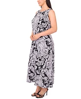 Msk Plus Sleeveless Jersey Maxi Dress