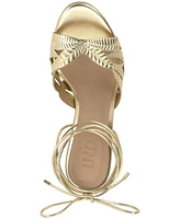 I.n.c. International Concepts Women's Hassana Strappy Lace-Up Dress Sandals, Exclusively at Macy's