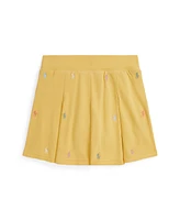 Polo Ralph Lauren Big Girls Pony Pleated Mesh Skort