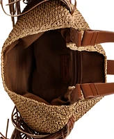 Steve Madden Bcoltie Straw Large Hobo Bag