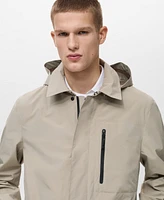 Mango Men's Coolmax Technology Waterproof Parka